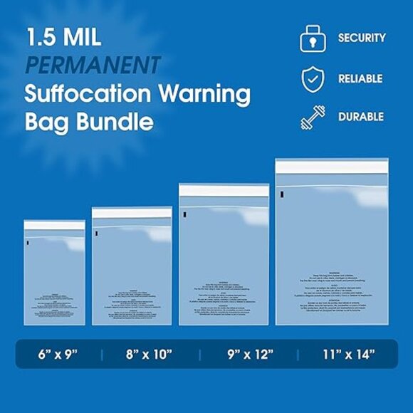 Other - Poly Bag Bundle Variety Pack of 40 (4 sizes)